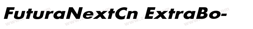 FuturaNextCn ExtraBo字体转换